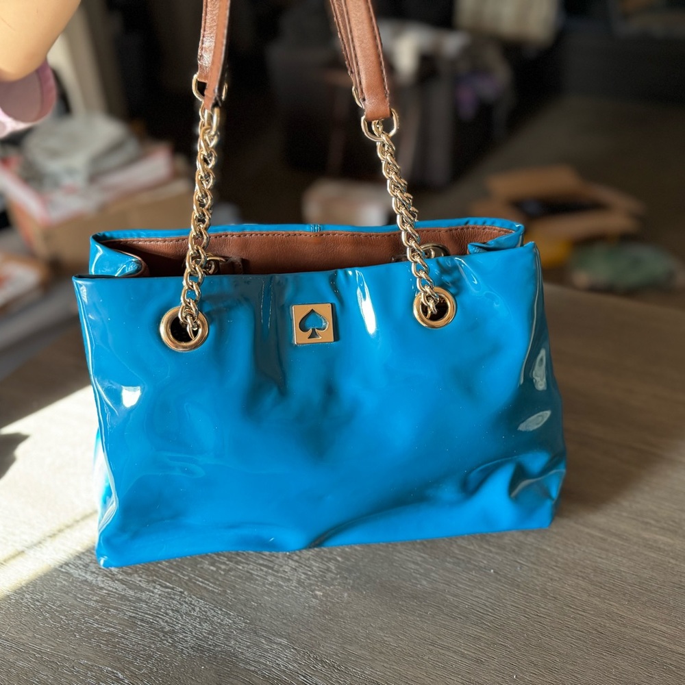 Kate Spade Patent Leather Bag Chain Strap